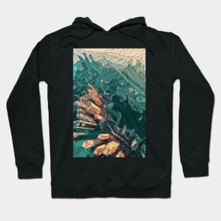 Skycraper Hatching Hoodie